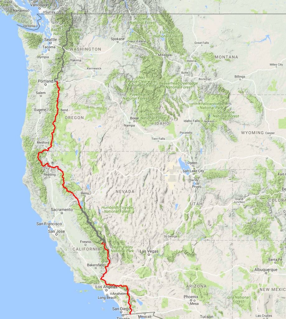 Trekking the Planet Pacific Crest Trail Overview - Trekking the Planet